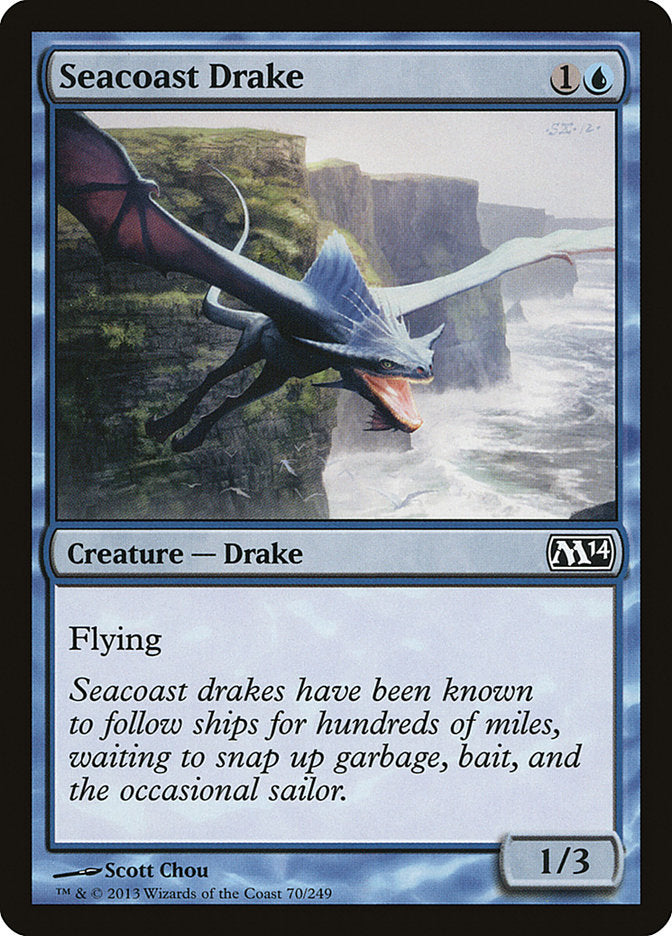 Seacoast Drake 70 (Magic 2014 (M14))  - Foil | Good Games Adelaide SA