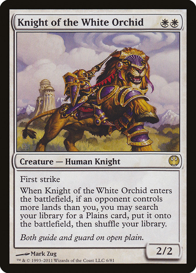 Knight of the White Orchid [Duel Decks: Knights vs. Dragons] | Good Games Adelaide SA