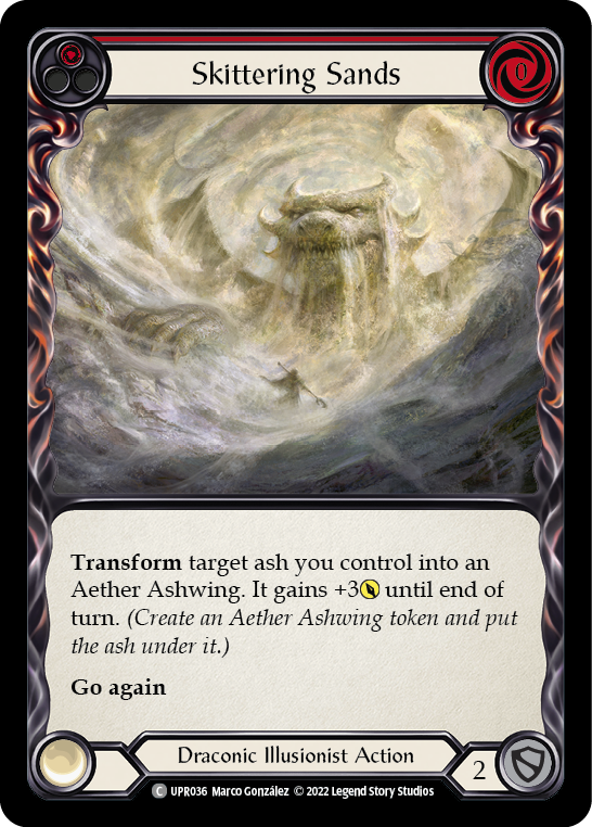 Skittering Sands (Red) [UPR036] (Uprising)  Rainbow Foil | Good Games Adelaide SA