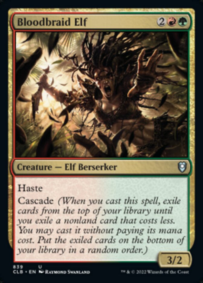 Bloodbraid Elf [Commander Legends: Battle for Baldur's Gate] | Good Games Adelaide SA