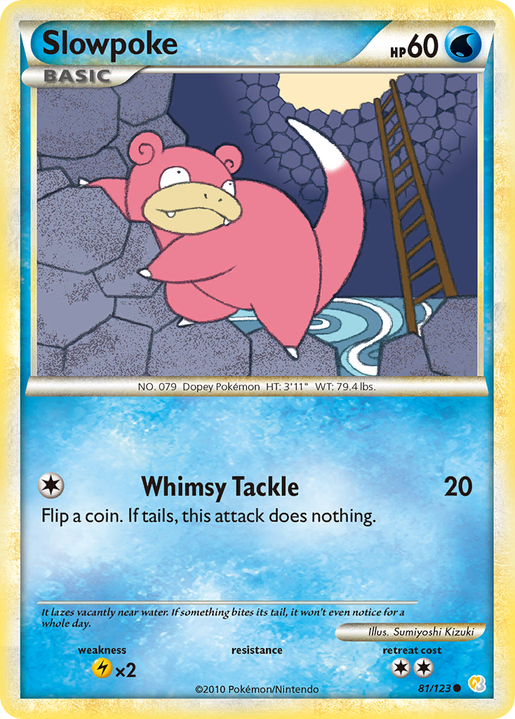 Slowpoke (81/123) [HeartGold & SoulSilver: Base Set] | Good Games Adelaide SA