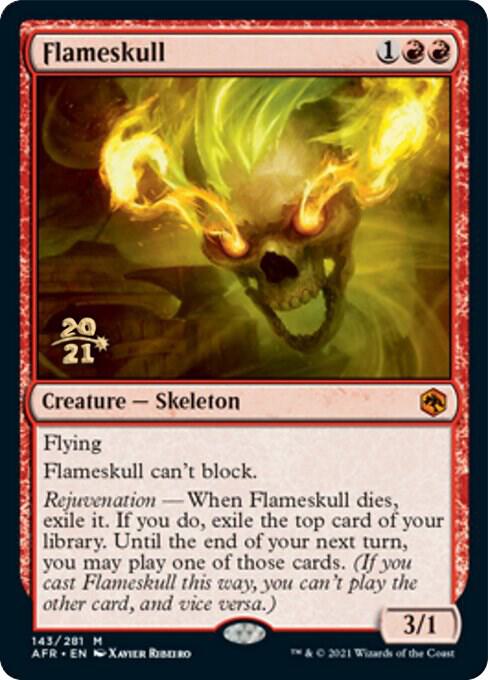 Flameskull 143 (Prerelease Cards)  - Foil | Good Games Adelaide SA