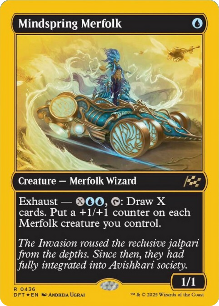 Mindspring Merfolk (First-Place Foil) [Aetherdrift] | Good Games Adelaide SA