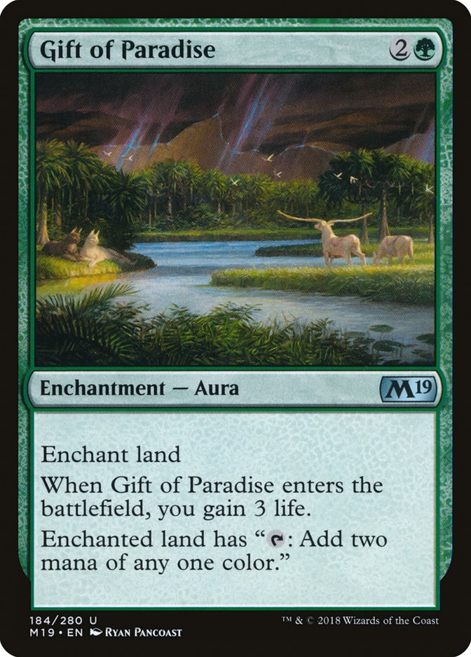 Gift of Paradise [Core Set 2019] | Good Games Adelaide SA