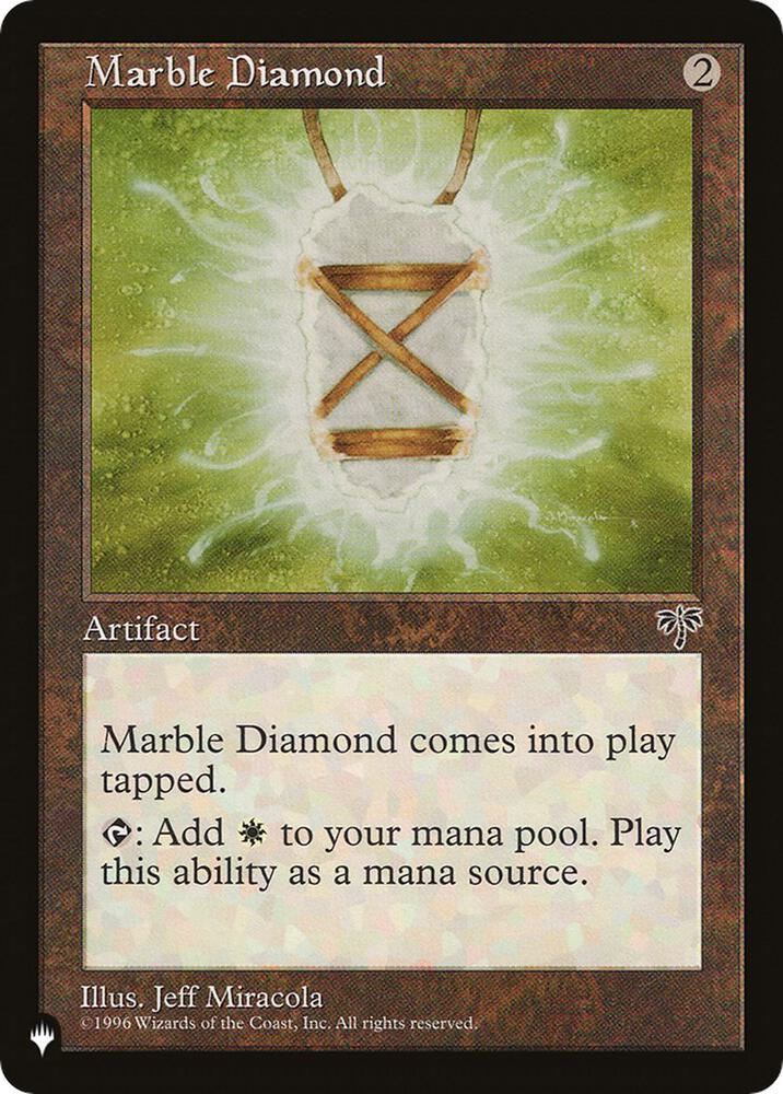 Marble Diamond  (The List Reprints)  | Good Games Adelaide SA