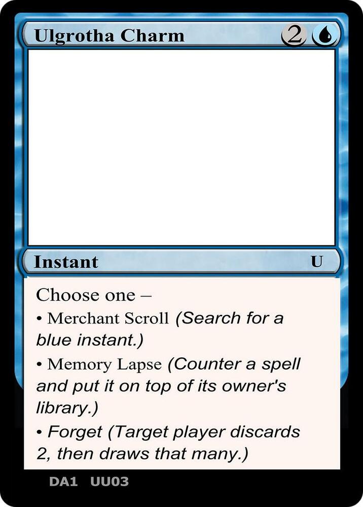 Ulgrotha Charm  (Un-Known Event Playtest Cards)  | Good Games Adelaide SA