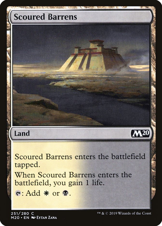 Scoured Barrens [Core Set 2020] | Good Games Adelaide SA