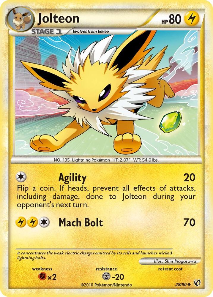 Jolteon 28/90 (Undaunted)  - Reverse Holofoil | Good Games Adelaide SA