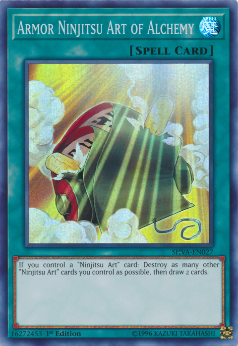 Armor Ninjitsu Art of Alchemy [SHVA-EN027] Super Rare | Good Games Adelaide SA