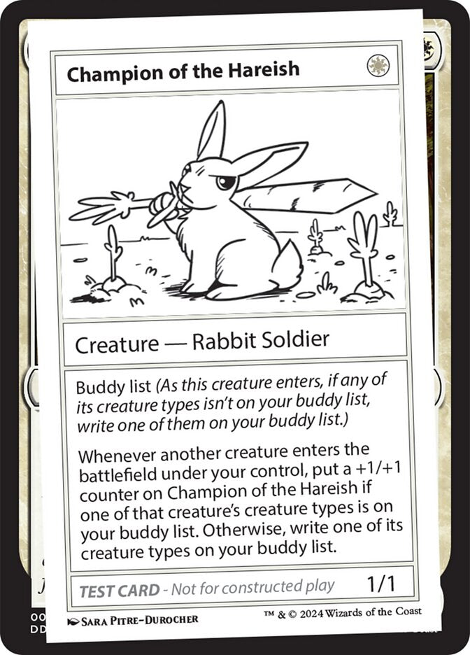 Champion of the Hareish  (Mystery Booster 2 Playtest Cards)  | Good Games Adelaide SA