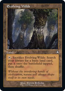 Evolving Wilds Retro Frame 184 (Commander: The Brothers' War)  | Good Games Adelaide SA