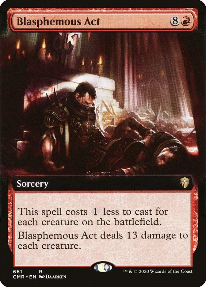Blasphemous Act 661 (Commander Legends)  - Extended Art | Good Games Adelaide SA