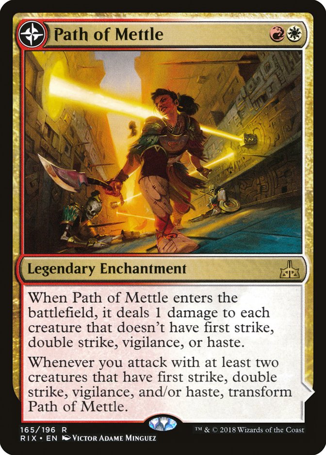 Path of Mettle // Metzali, Tower of Triumph 165 (Rivals of Ixalan)  | Good Games Adelaide SA