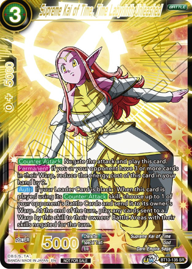 Supreme Kai of Time, The Labyrinth Unleashed (Top 16) (BT13-135) [Tournament Promotion Cards] | Good Games Adelaide SA