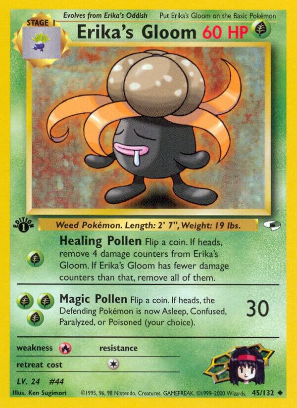 Erikas Gloom 045/132 (Gym Heroes)  - 1st Edition | Good Games Adelaide SA