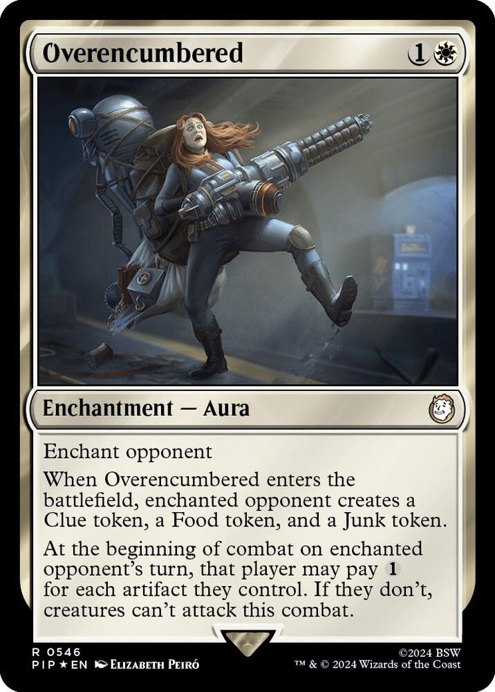 Overencumbered 546 (Universes Beyond: Fallout)  - Foil | Good Games Adelaide SA