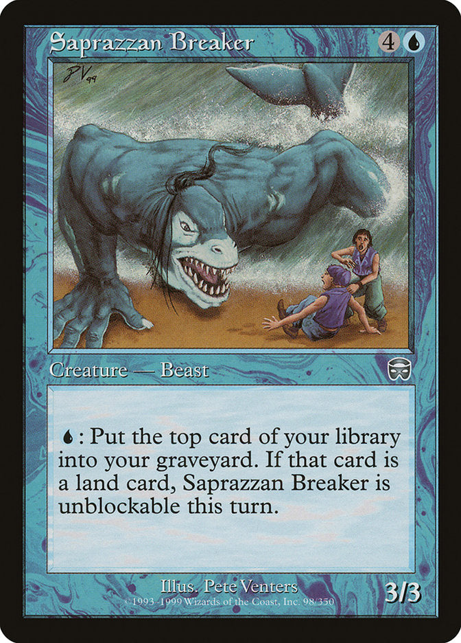 Saprazzan Breaker 98 (Mercadian Masques)  - Foil | Good Games Adelaide SA