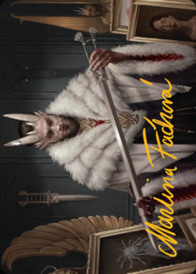 Lord Xander, the Collector Art Card (Gold-Stamped Signature) [Streets of New Capenna Art Series] | Good Games Adelaide SA