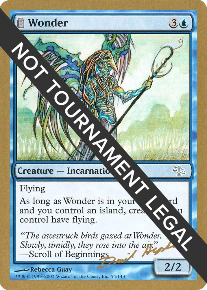 Wonder 2003 Dave Humpherys JUD  (World Championship Decks)  | Good Games Adelaide SA