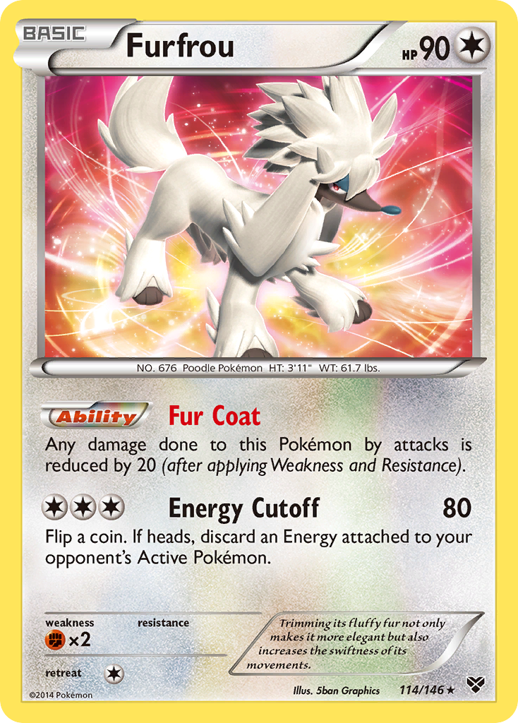 Furfrou (114/146) [XY: Base Set] | Good Games Adelaide SA