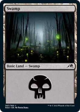 Swamp 287 (Kamigawa: Neon Dynasty)  | Good Games Adelaide SA