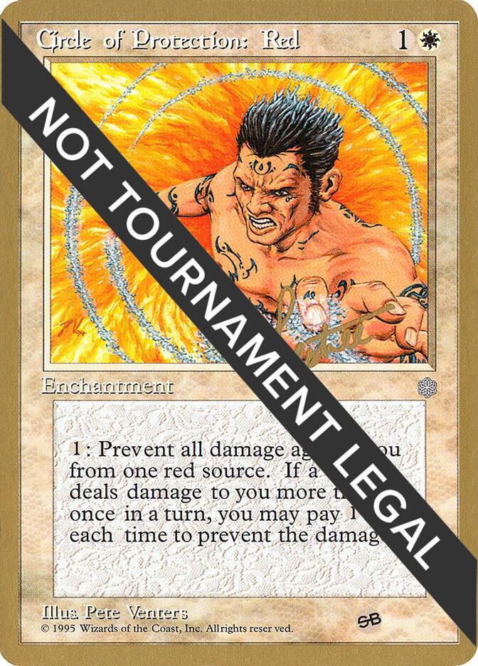 Circle of Protection Red 1996 Shawn Hammer Regnier ICE SB  (World Championship Decks)  | Good Games Adelaide SA
