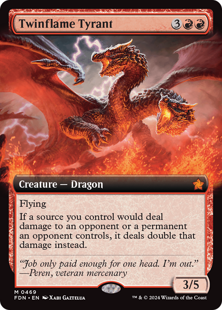 Twinflame Tyrant (Extended Art) [Foundations] | Good Games Adelaide SA