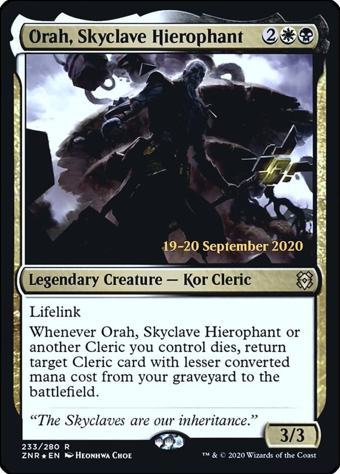 Orah Skyclave Hierophant 233 (Prerelease Cards)  - Foil | Good Games Adelaide SA