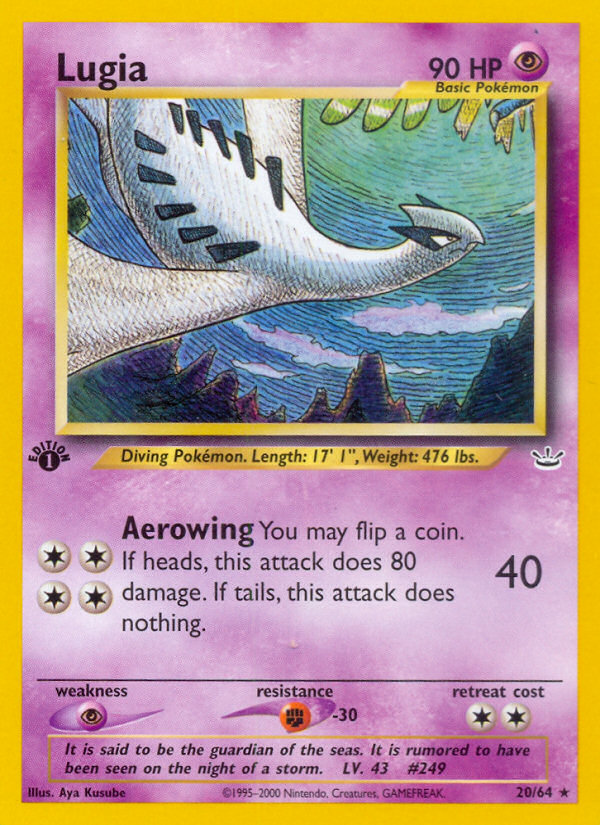 Lugia (20/64) [Neo Revelation 1st Edition] | Good Games Adelaide SA