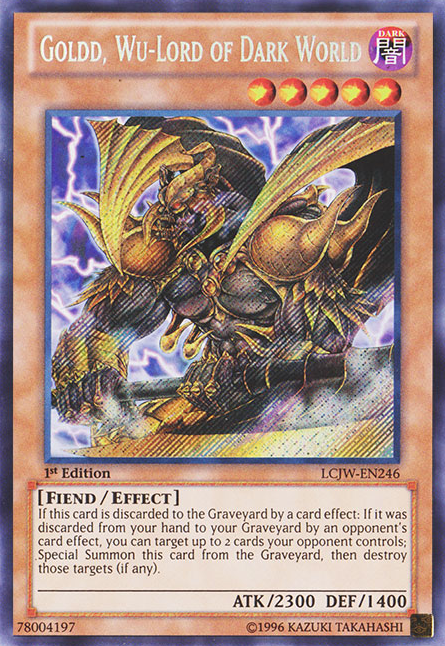 Goldd, Wu-Lord of Dark World [LCJW-EN246] Secret Rare | Good Games Adelaide SA