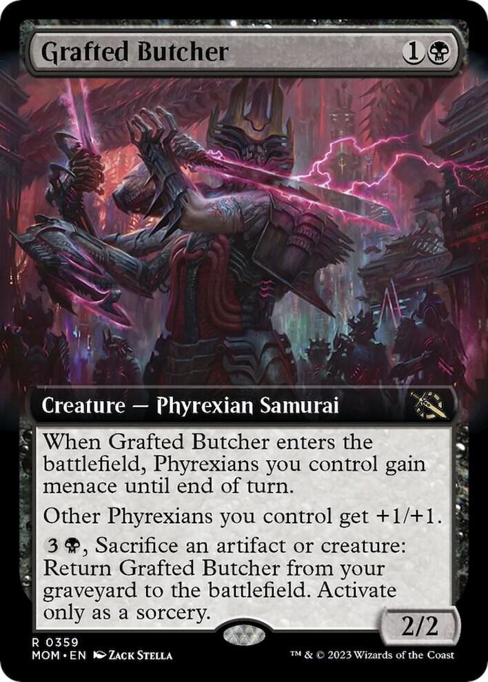 Grafted Butcher 359 (March of the Machine)  - Extended Art Foil | Good Games Adelaide SA
