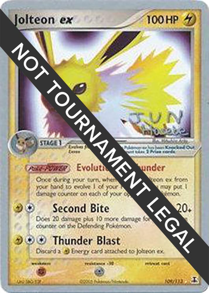 Jolteon ex 2007 Jun Hasebe 109/113 (World Championship Decks)  | Good Games Adelaide SA