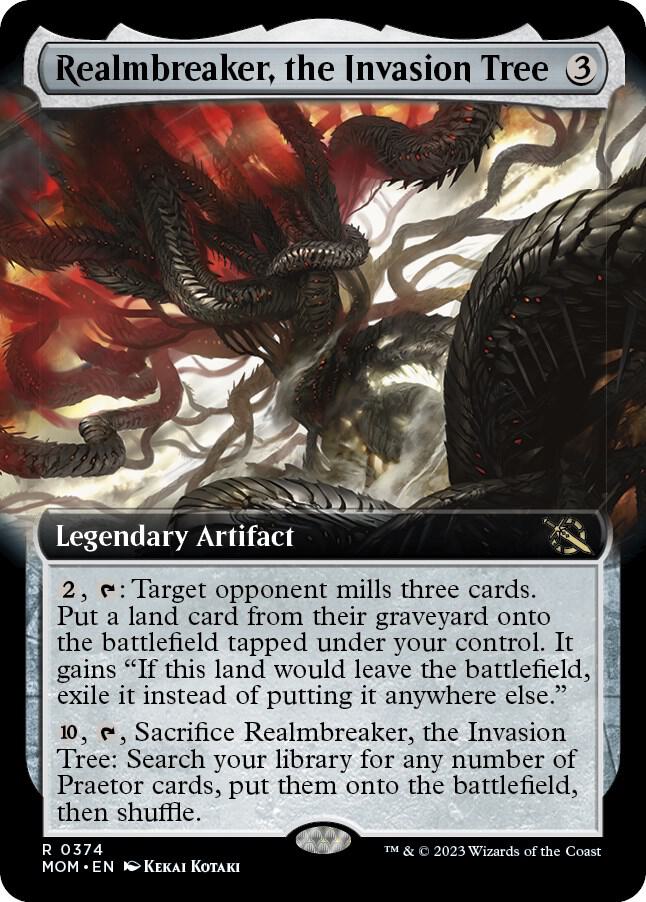 Realmbreaker, the Invasion Tree 374 (March of the Machine)  - Extended Art Foil | Good Games Adelaide SA