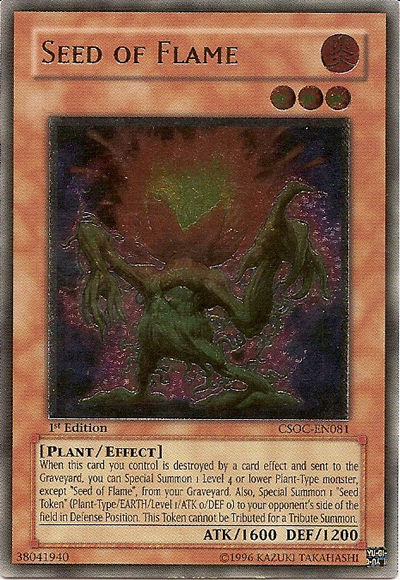 Seed of Flame (UTR) [CSOC-EN081] Ultimate Rare | Good Games Adelaide SA