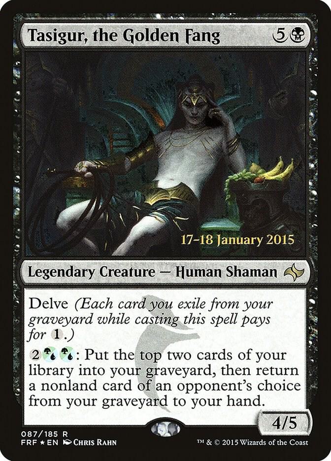 Tasigur the Golden Fang 87 (Prerelease Cards)  - Foil | Good Games Adelaide SA