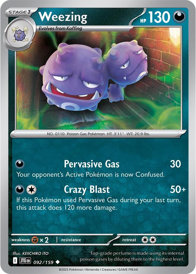 Weezing 092/159 (SV09: Journey Together)  | Good Games Adelaide SA