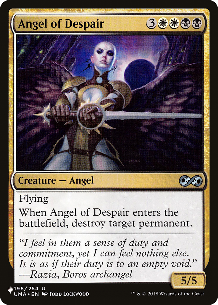 Angel of Despair [The List Reprints] | Good Games Adelaide SA