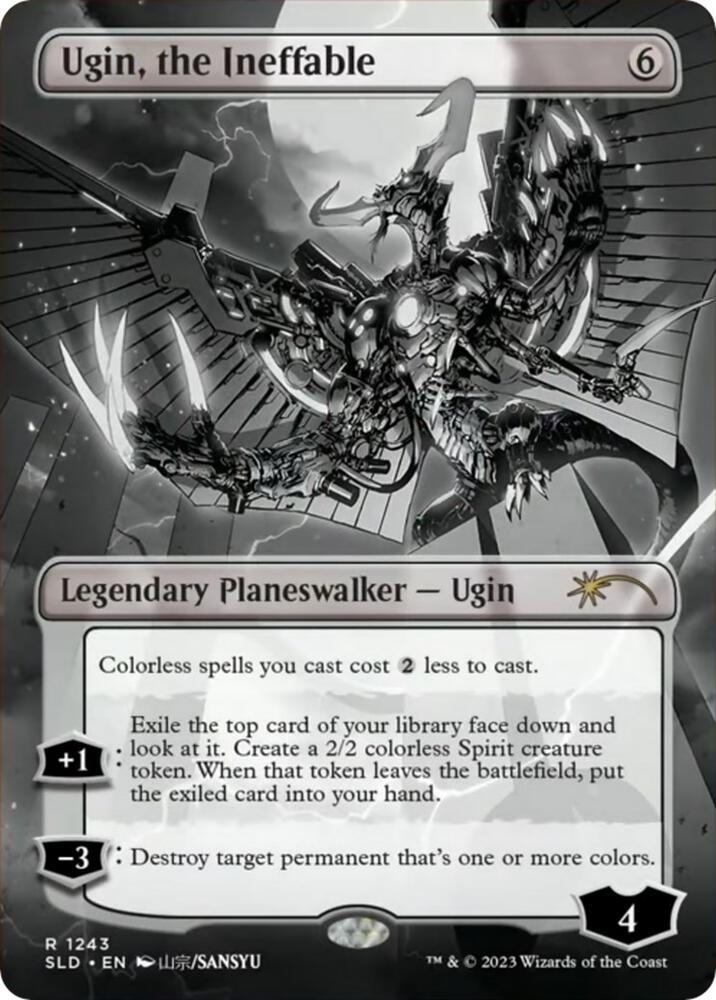 Ugin the Ineffable Borderless 1243 (Secret Lair Drop Series)  - Foil | Good Games Adelaide SA