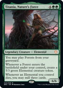 Titania Natures Force 25 (Commander: The Brothers' War)  | Good Games Adelaide SA