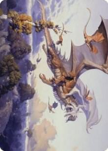 Rith Liberated Primeval Art Card 52 (Art Series: Dominaria United)  | Good Games Adelaide SA