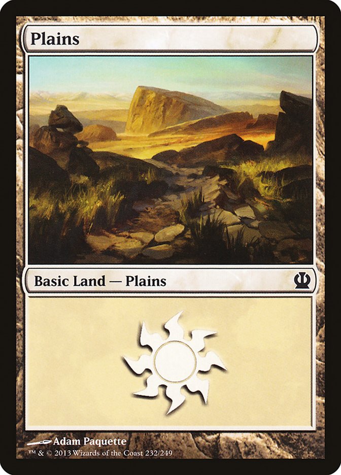 Plains (232) [Theros] | Good Games Adelaide SA