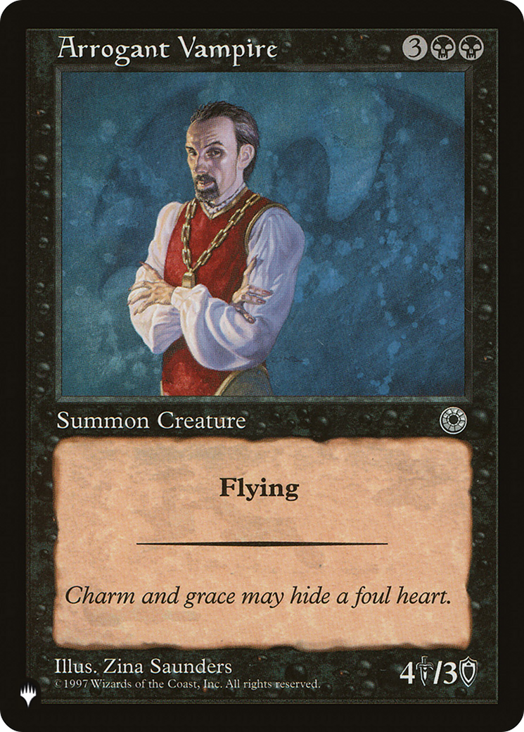 Arrogant Vampire [The List Reprints] | Good Games Adelaide SA