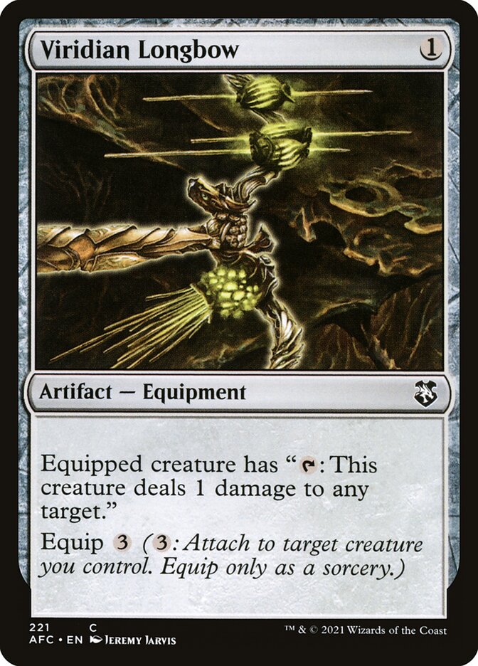 Viridian Longbow 221 (Commander: Adventures in the Forgotten Realms)  | Good Games Adelaide SA
