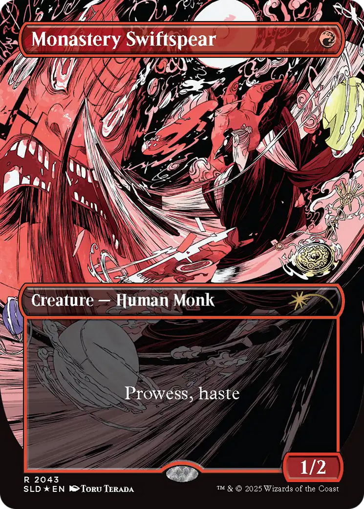 Monastery Swiftspear (2043) (Raised Foil) [Secret Lair Drop Series] | Good Games Adelaide SA