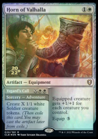 Horn of Valhalla // Ysgard's Call [Commander Legends: Battle for Baldur's Gate Prerelease Promos] | Good Games Adelaide SA