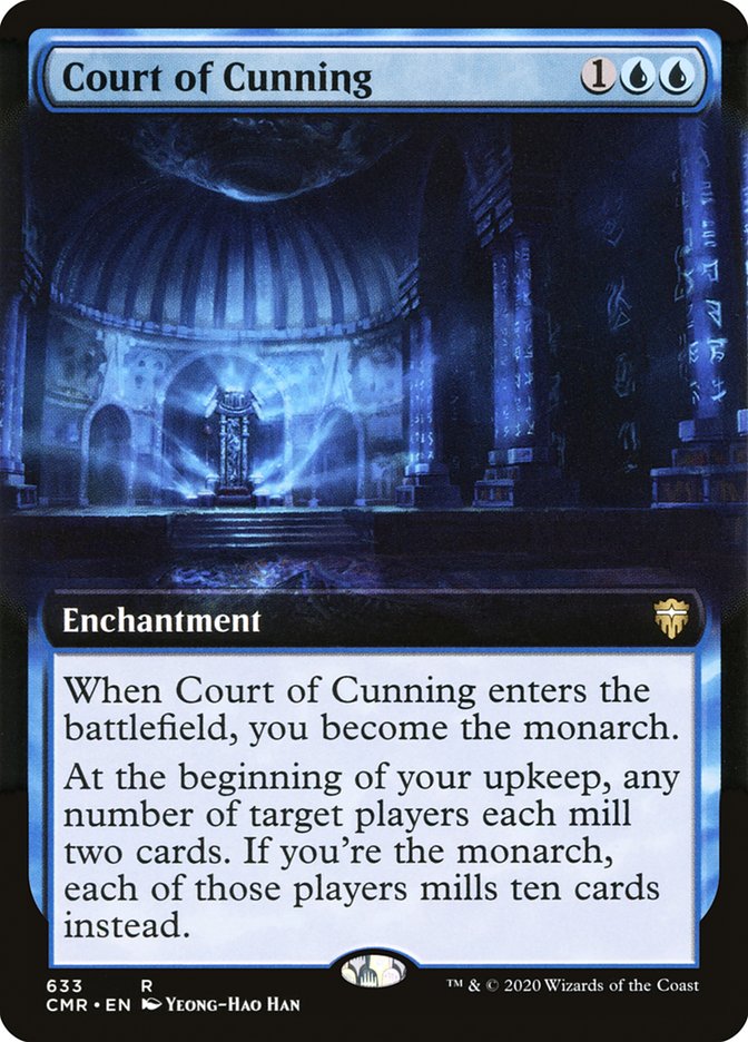 Court of Cunning (Extended Art) [Commander Legends] | Good Games Adelaide SA