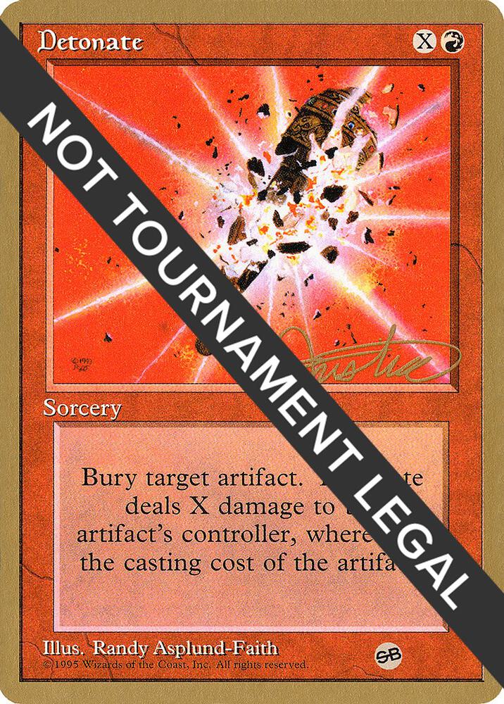 Detonate 1996 Mark Justice 4ED SB mj184sb/308 (World Championship Decks)  | Good Games Adelaide SA