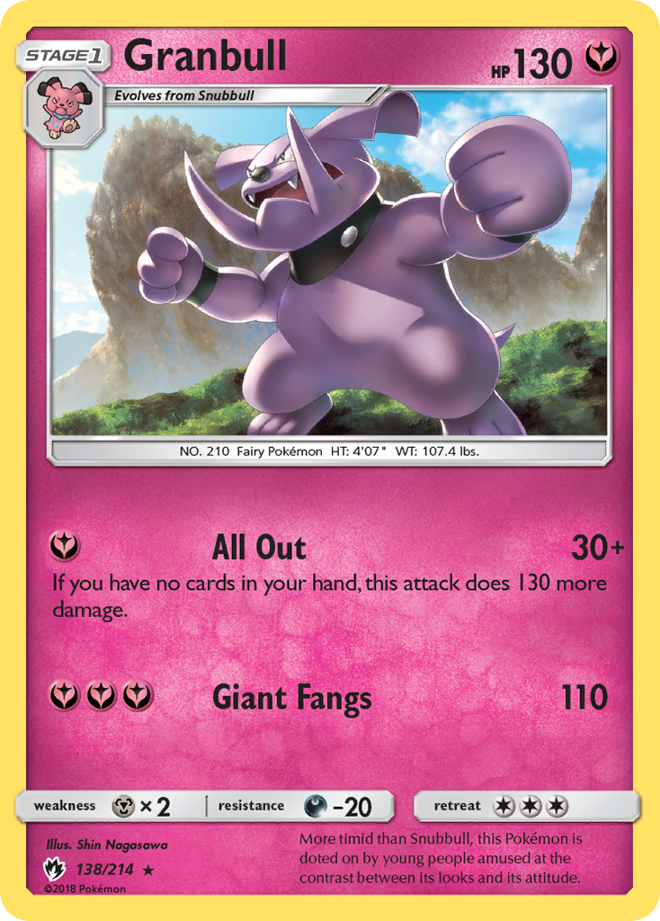 Granbull (138/214) [Sun & Moon: Lost Thunder] | Good Games Adelaide SA