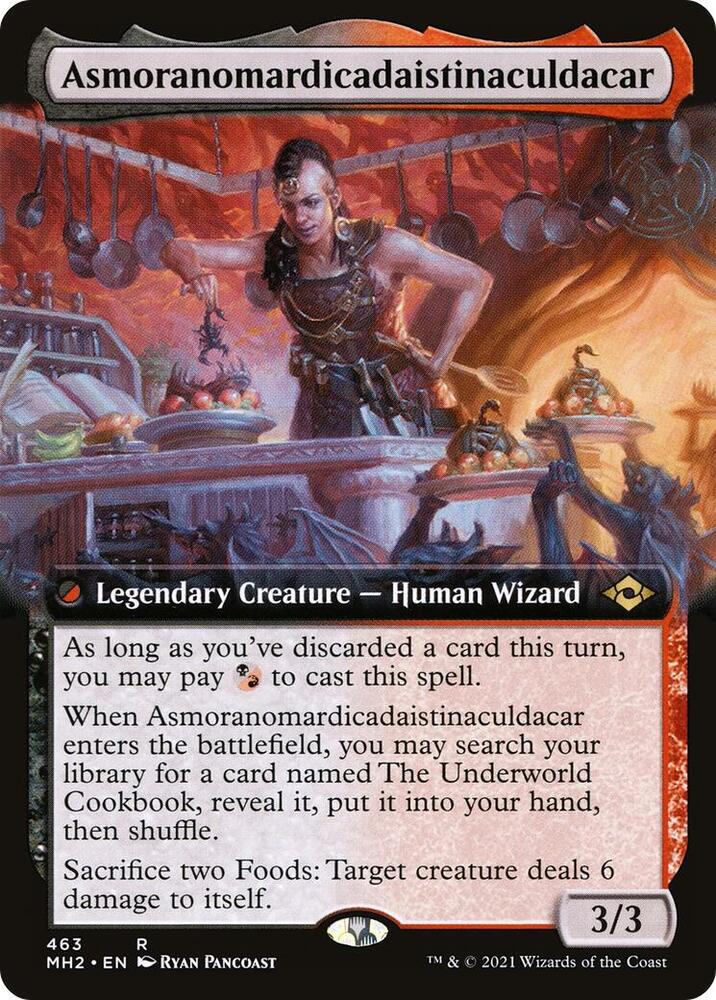 Asmoranomardicadaistinaculdacar Extended Art 463 (Modern Horizons 2)  - Foil | Good Games Adelaide SA