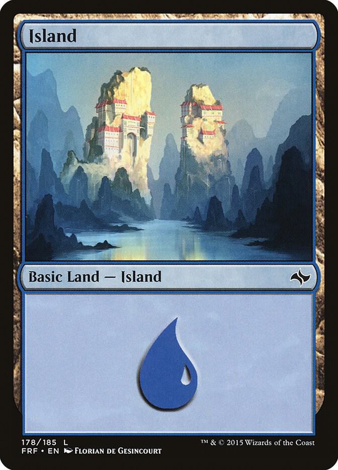 Island 178 (Fate Reforged)  - Foil | Good Games Adelaide SA